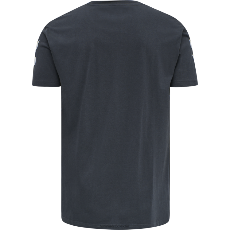 se Hummel män hmlgo bomull t-shirt s/s LL40V1626 \"bomulls t-shirt med chevrons\"