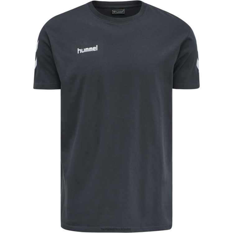 se Hummel män hmlgo bomull t-shirt s/s LL40V1626 \"bomulls t-shirt med chevrons\"