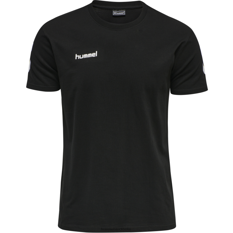 se Hummel män hmlgo bomull t-shirt s/s LL40V1642 \"bomulls t-shirt med chevrons\"