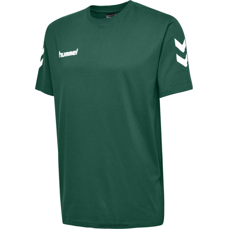 se Hummel män hmlgo bomull t-shirt s/s LL40V1643 \"bomulls t-shirt med chevrons\"