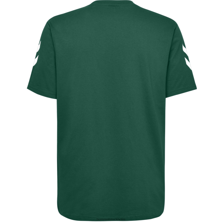 se Hummel män hmlgo bomull t-shirt s/s LL40V1643 \"bomulls t-shirt med chevrons\"
