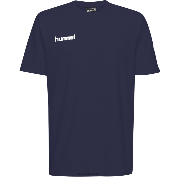 se Hummel män hmlgo bomull t-shirt s/s LL40V1647 \"bomulls t-shirt med chevrons\"