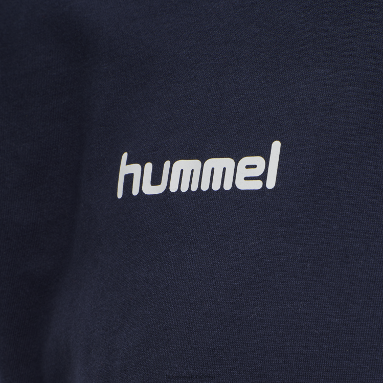 se Hummel män hmlgo bomull t-shirt s/s LL40V1647 \"bomulls t-shirt med chevrons\"