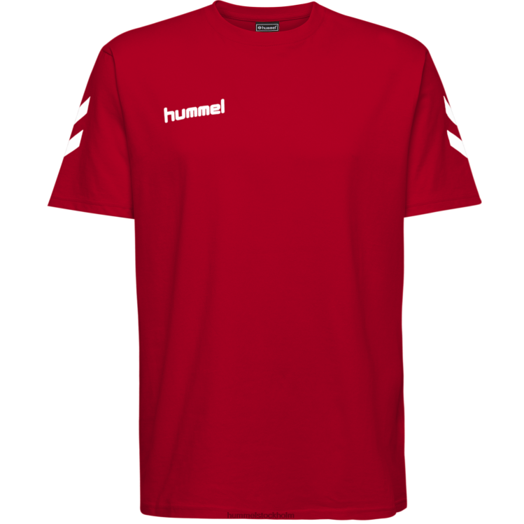 se Hummel män hmlgo bomull t-shirt s/s LL40V1656 \"bomulls t-shirt med chevrons\"