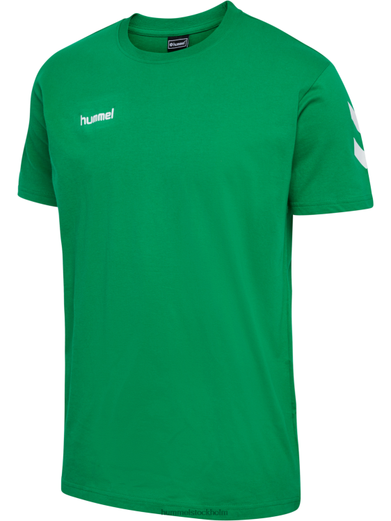 se Hummel män hmlgo bomull t-shirt s/s LL40V658 "bomulls t-shirt med chevrons"