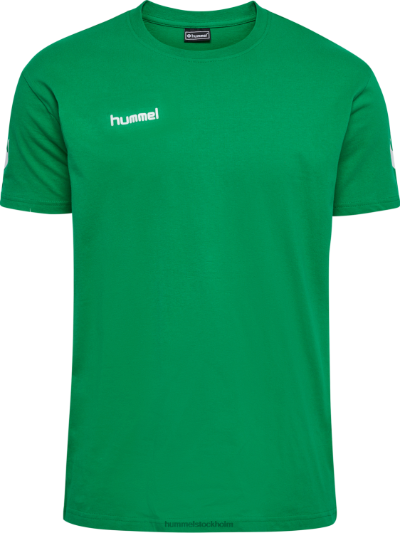 se Hummel män hmlgo bomull t-shirt s/s LL40V658 \"bomulls t-shirt med chevrons\"