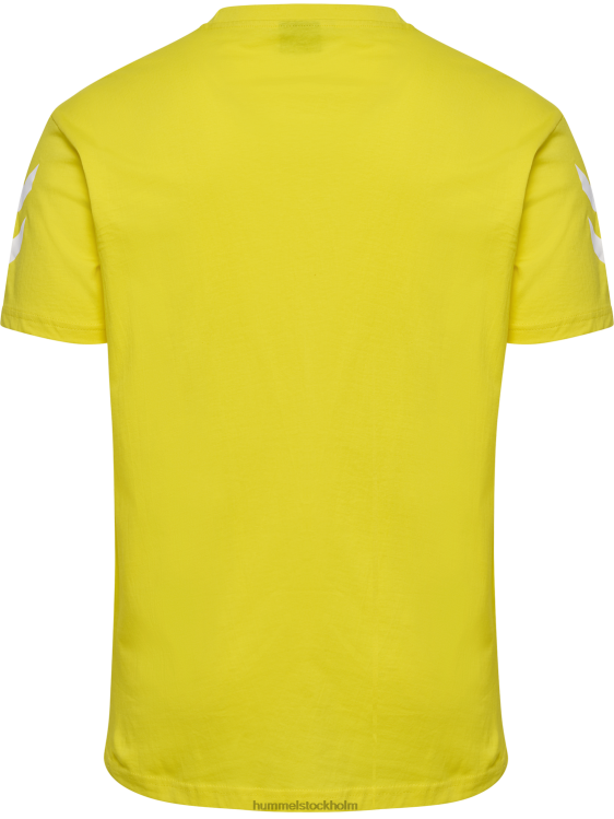 se Hummel män hmlgo bomull t-shirt s/s LL40V883 \"bomulls t-shirt med chevrons\"