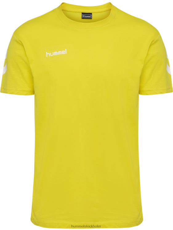 se Hummel män hmlgo bomull t-shirt s/s LL40V883 \"bomulls t-shirt med chevrons\"