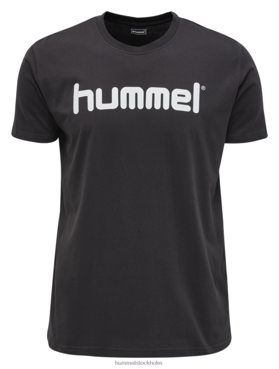 se Hummel män hmlgo t-shirt med logotyp i bomull s/s LL40V1145 \"Kläder\"