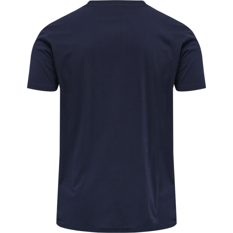 se Hummel män hmlgo t-shirt med logotyp i bomull s/s LL40V1368 \"Kläder\"