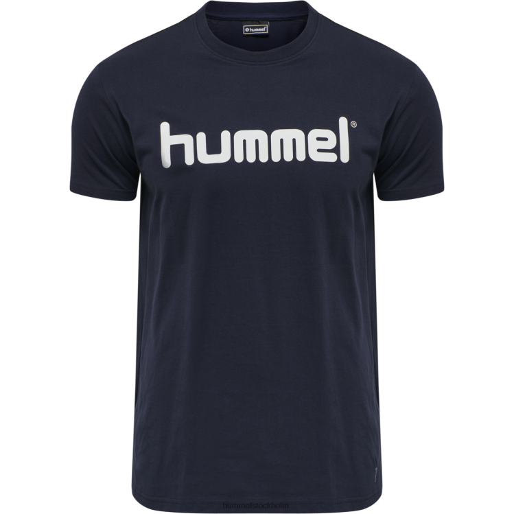 se Hummel män hmlgo t-shirt med logotyp i bomull s/s LL40V1368 \"Kläder\"