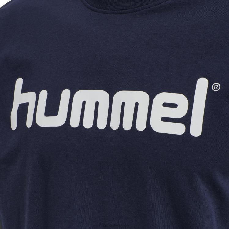 se Hummel män hmlgo t-shirt med logotyp i bomull s/s LL40V1368 \"Kläder\"