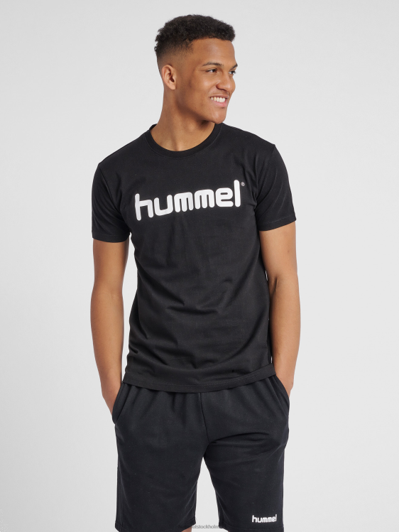 se Hummel män hmlgo t-shirt med logotyp i bomull s/s LL40V1371 "Kläder"