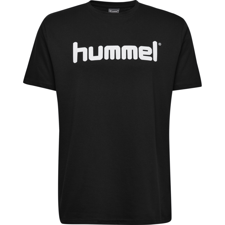 se Hummel män hmlgo t-shirt med logotyp i bomull s/s LL40V1371 \"Kläder\"