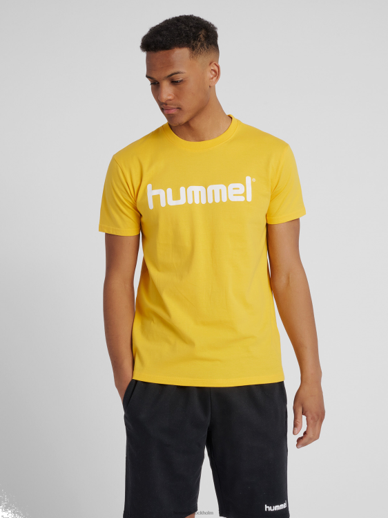 se Hummel män hmlgo t-shirt med logotyp i bomull s/s LL40V1435 "Kläder"
