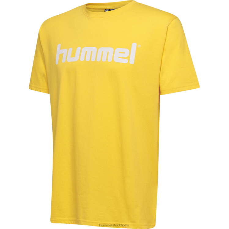 se Hummel män hmlgo t-shirt med logotyp i bomull s/s LL40V1435 \"Kläder\"