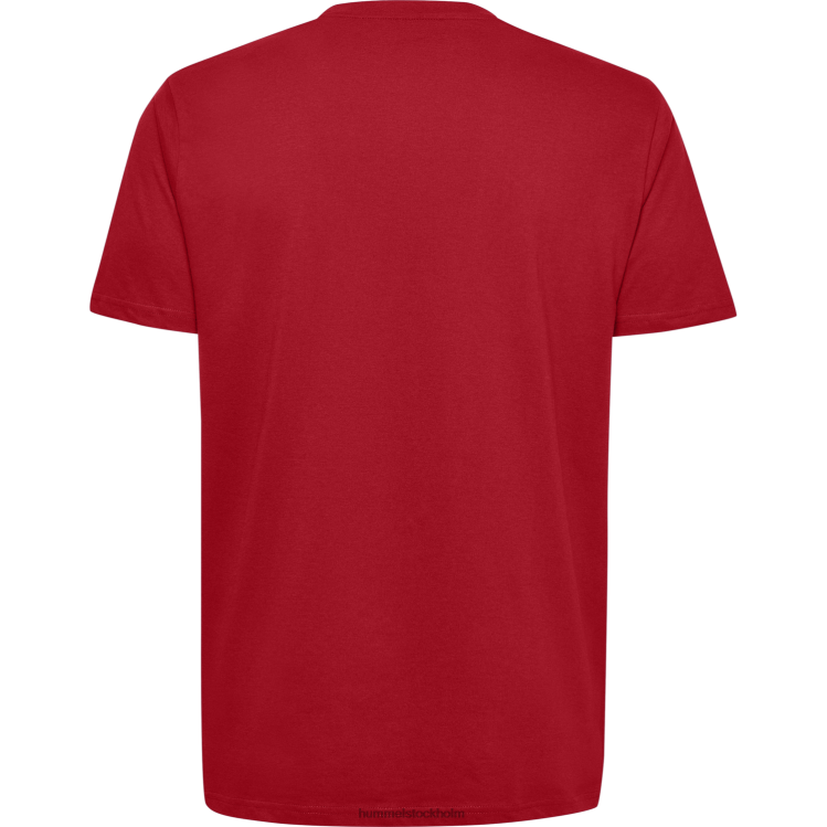 se Hummel män hmlgo t-shirt med logotyp i bomull s/s LL40V1441 \"Kläder\"