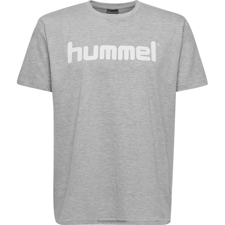 se Hummel män hmlgo t-shirt med logotyp i bomull s/s LL40V1458 \"Kläder\"