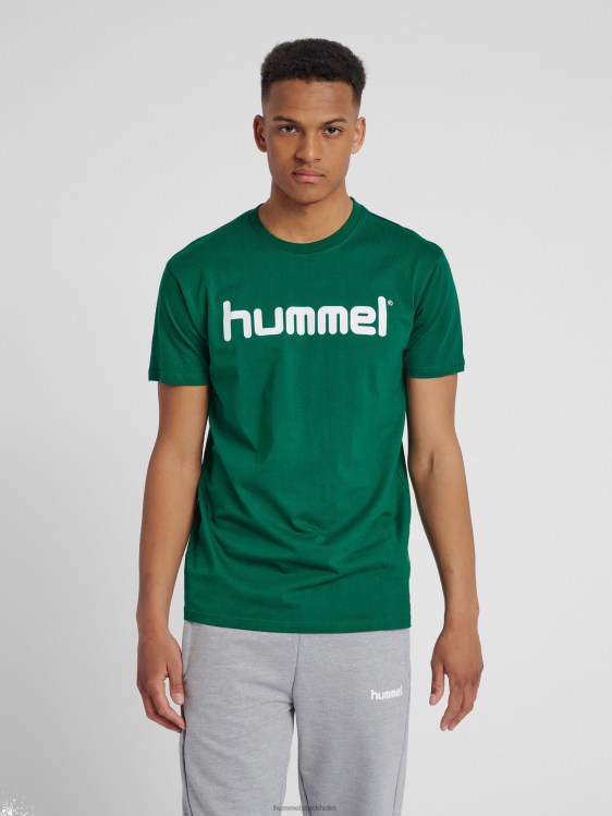 se Hummel män hmlgo t-shirt med logotyp i bomull s/s LL40V1552 "Kläder"