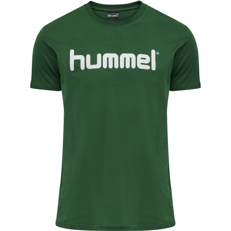 se Hummel män hmlgo t-shirt med logotyp i bomull s/s LL40V1552 \"Kläder\"
