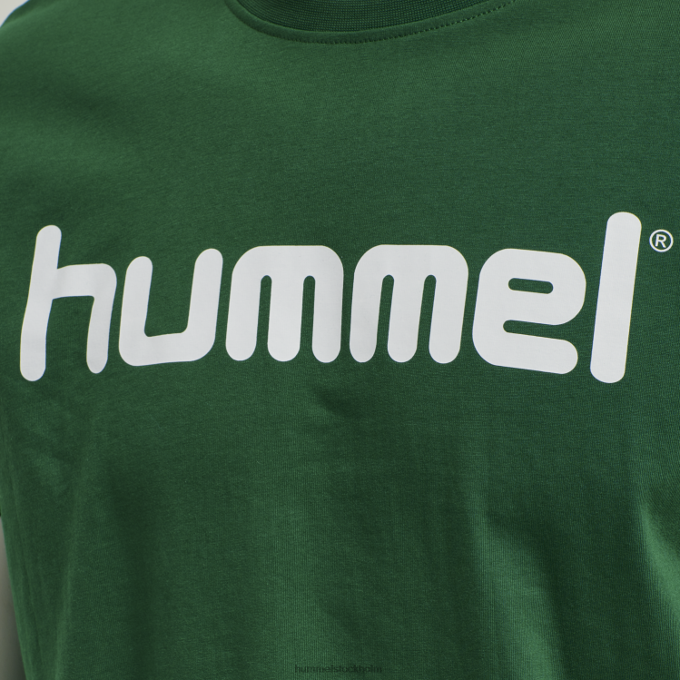 se Hummel män hmlgo t-shirt med logotyp i bomull s/s LL40V1552 \"Kläder\"