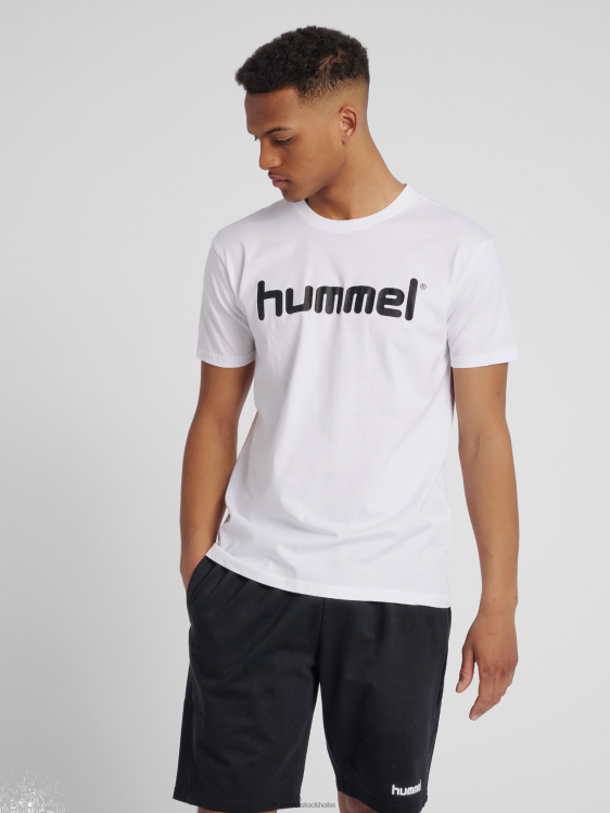 se Hummel män hmlgo t-shirt med logotyp i bomull s/s LL40V1559 "Kläder"