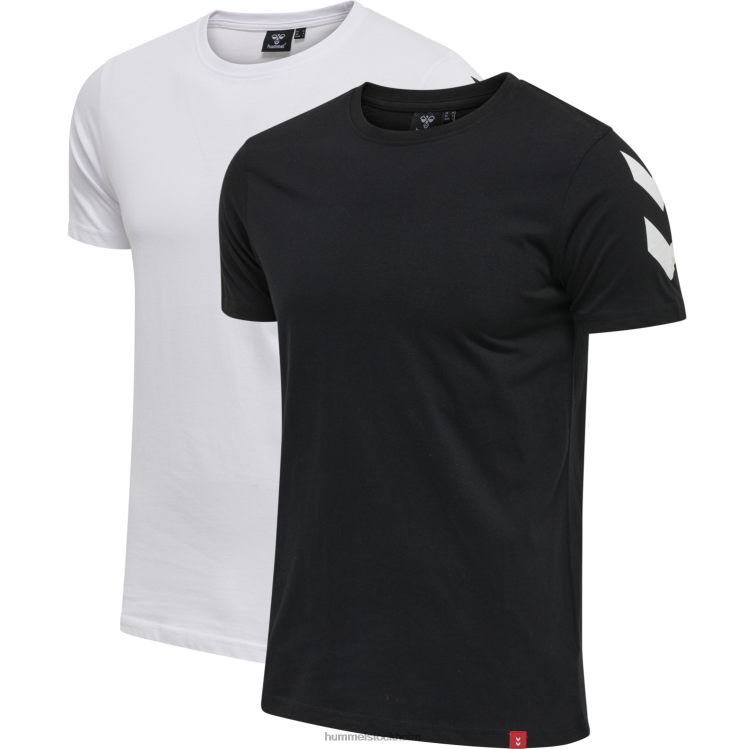 se Hummel män hmllegacy 2-pack chevron t-shirt LL40V1174 "2-pack t-shirts"