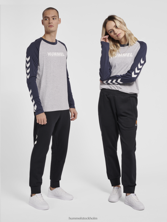 se Hummel män hmllegacy blockerad t-shirt l/s LL40V827 "långärmad t-shirt"