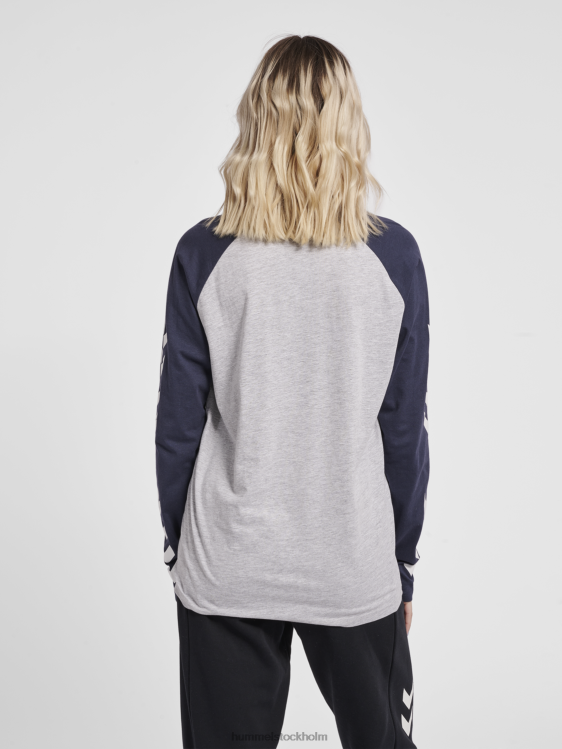 se Hummel män hmllegacy blockerad t-shirt l/s LL40V827 \"långärmad t-shirt\"