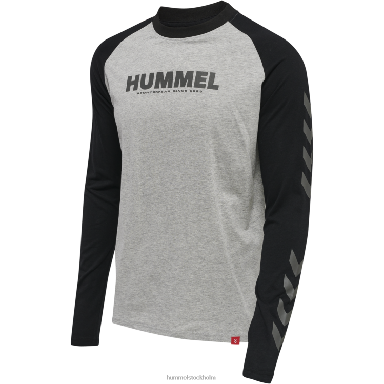 se Hummel män hmllegacy blockerad t-shirt l/s LL40V827 \"långärmad t-shirt\"