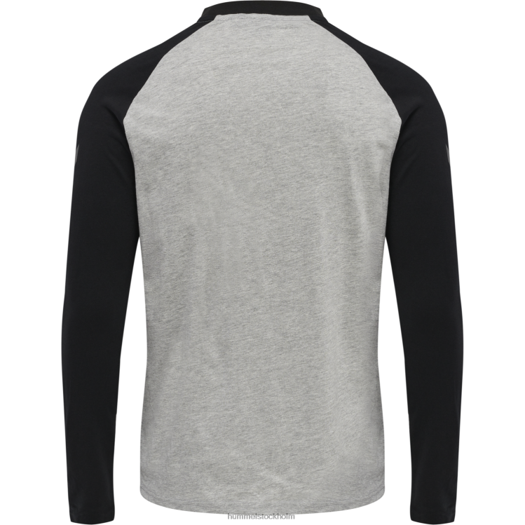 se Hummel män hmllegacy blockerad t-shirt l/s LL40V827 \"långärmad t-shirt\"