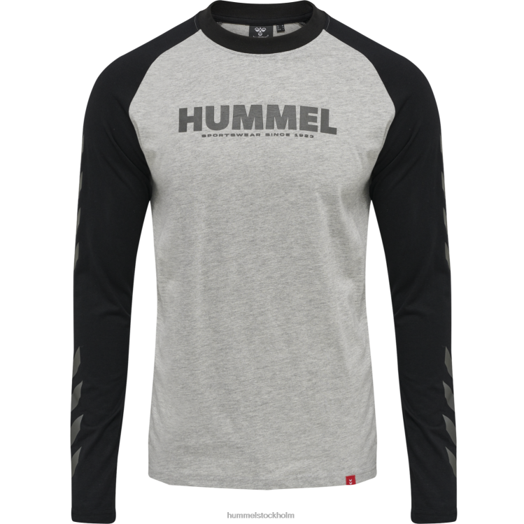 se Hummel män hmllegacy blockerad t-shirt l/s LL40V827 \"långärmad t-shirt\"