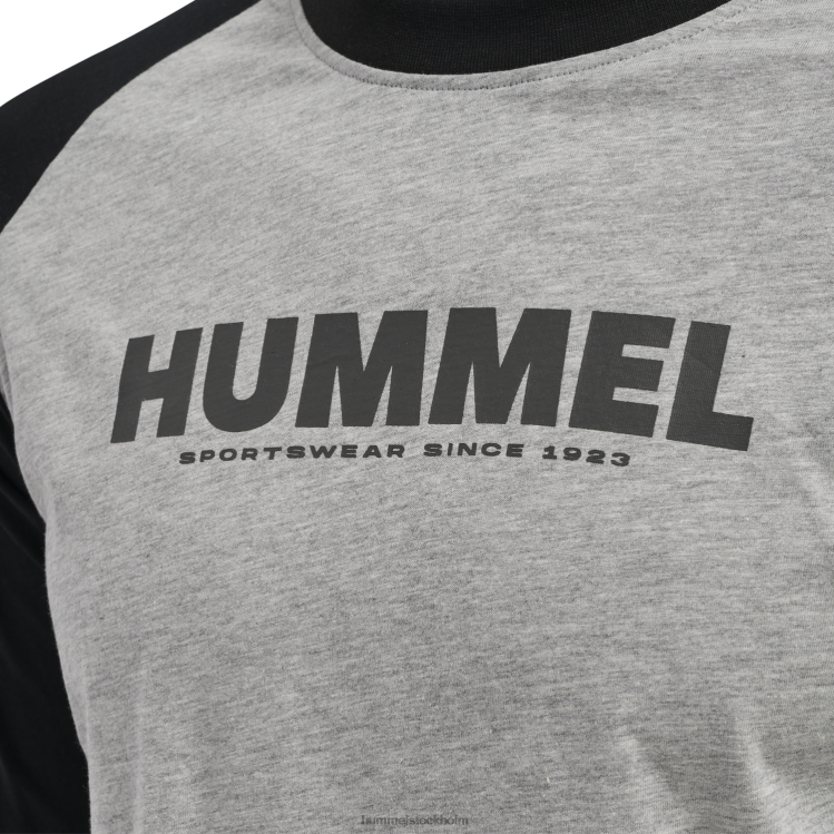 se Hummel män hmllegacy blockerad t-shirt l/s LL40V827 \"långärmad t-shirt\"