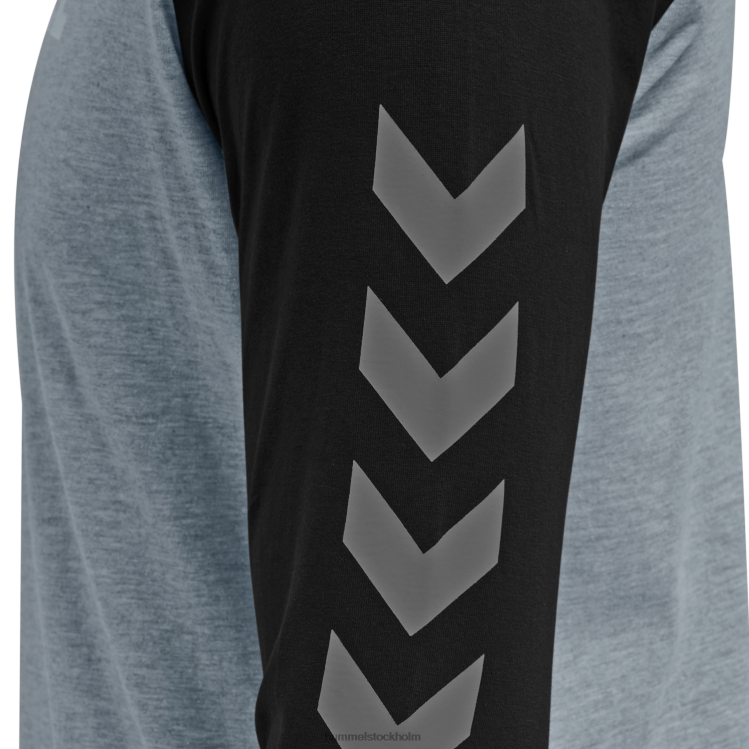 se Hummel män hmllegacy blockerad t-shirt l/s LL40V827 \"långärmad t-shirt\"