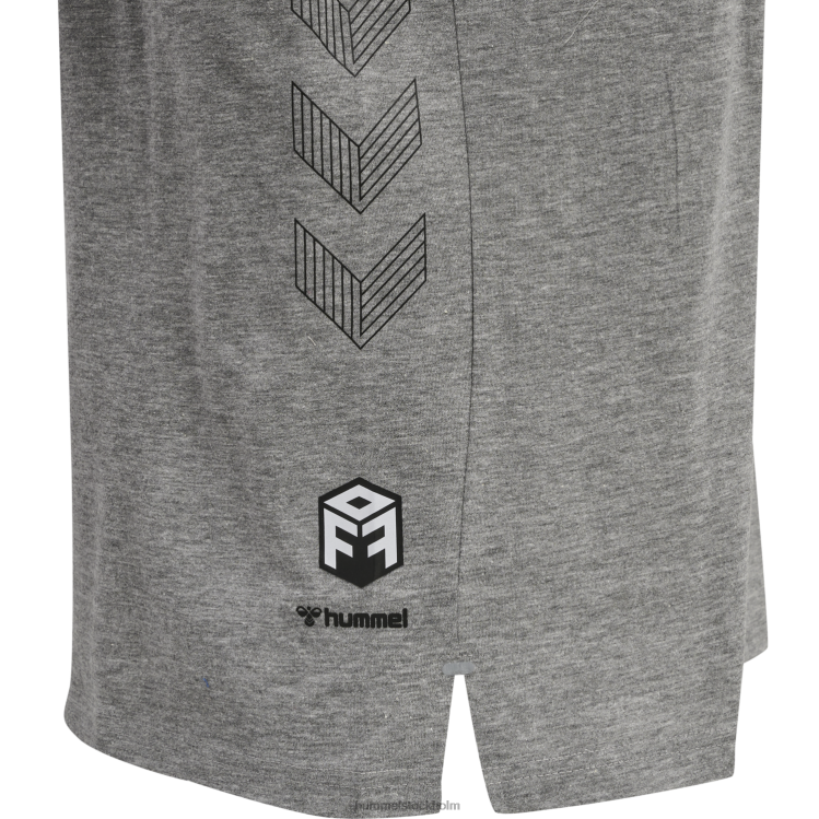 se Hummel män hmlmove rutnät bomull t-shirt s/s LL40V266 \"bomull t-shirt\"