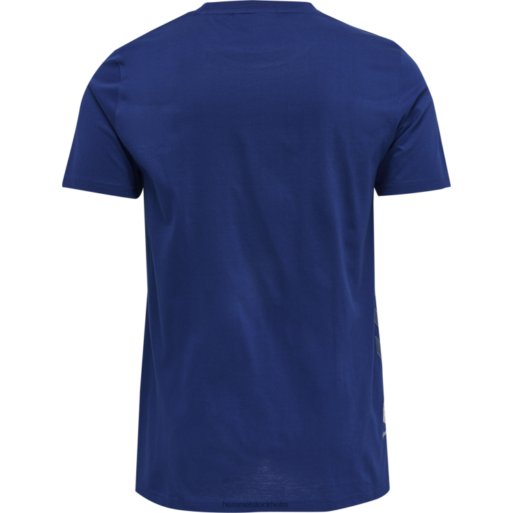 se Hummel män hmlmove rutnät bomull t-shirt s/s LL40V910 \"bomull t-shirt\"