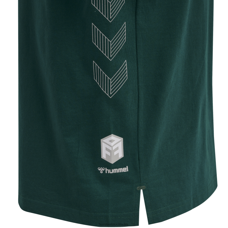 se Hummel män hmlmove rutnät bomull t-shirt s/s LL40V938 \"bomull t-shirt\"