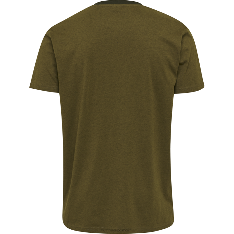 se Hummel män hmlmove t-shirt LL40V1539 \"t-shirt med rund hals\"