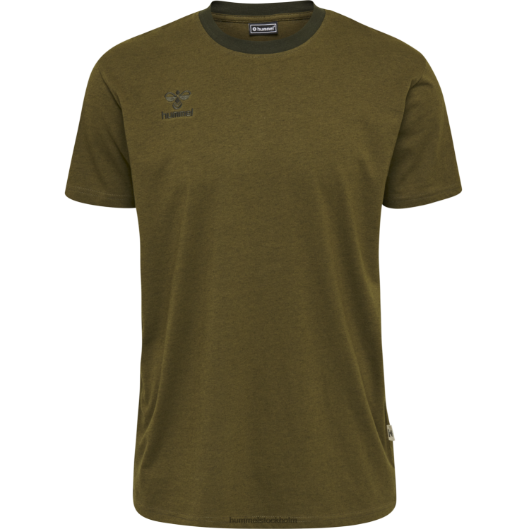 se Hummel män hmlmove t-shirt LL40V1539 \"t-shirt med rund hals\"