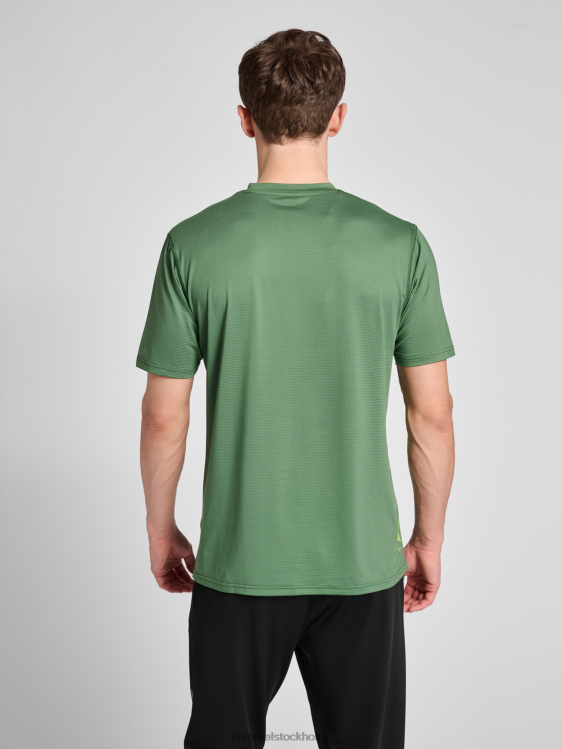 se Hummel män hmlongrid poly tee s/s LL40V249 \"t-shirt\"