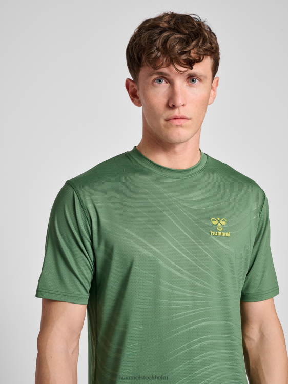 se Hummel män hmlongrid poly tee s/s LL40V249 \"t-shirt\"