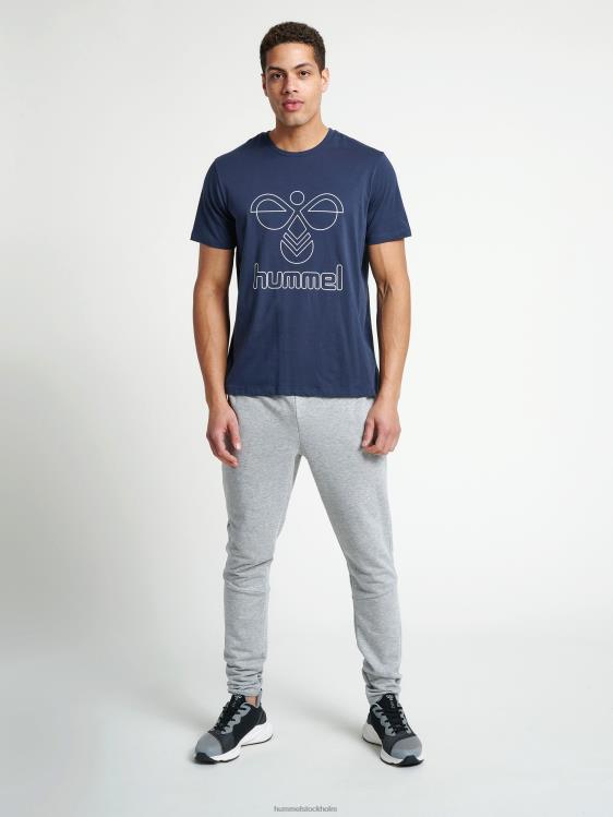 se Hummel män hmlpeter t-shirt s/s LL40V1333 \"t-shirt med rund hals\"