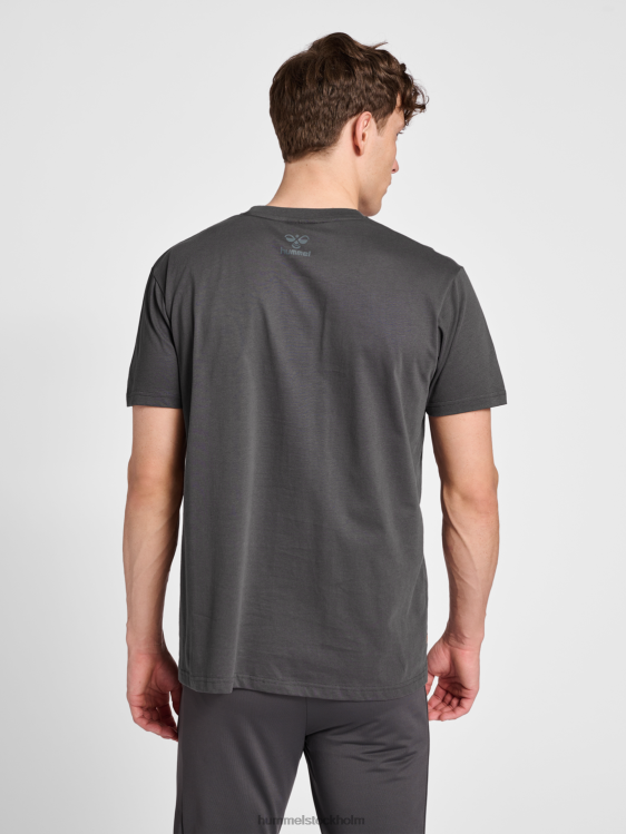 se Hummel män hmlpro rutnät t-shirt i bomull s/s LL40V222 \"kortärmad t-shirt\"