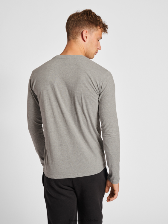 se Hummel män hmlröd basic t-shirt l/s LL40V442 \"långärmad t-shirt\"