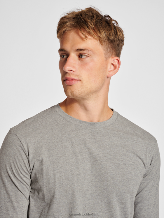 se Hummel män hmlröd basic t-shirt l/s LL40V442 \"långärmad t-shirt\"