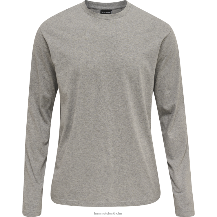 se Hummel män hmlröd basic t-shirt l/s LL40V442 \"långärmad t-shirt\"