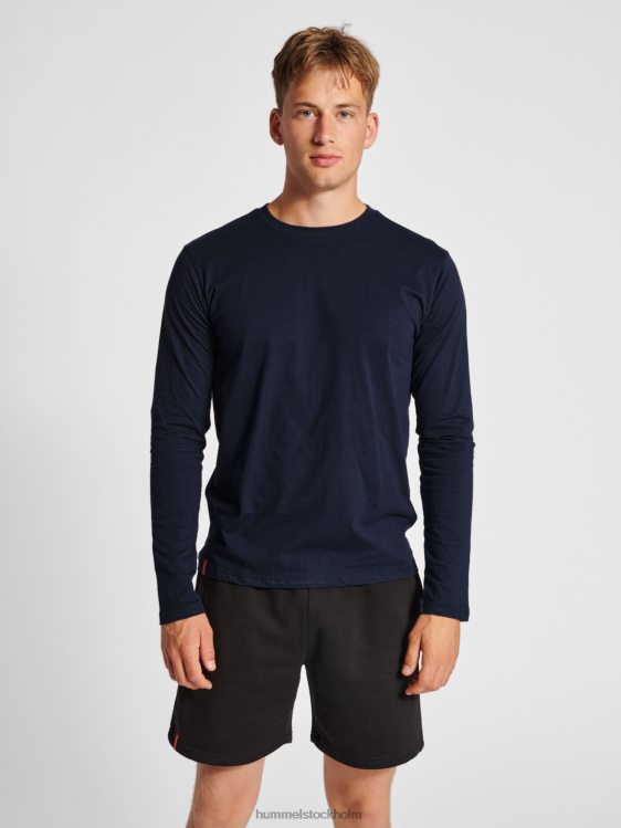 se Hummel män hmlröd basic t-shirt l/s LL40V495 "långärmad t-shirt"
