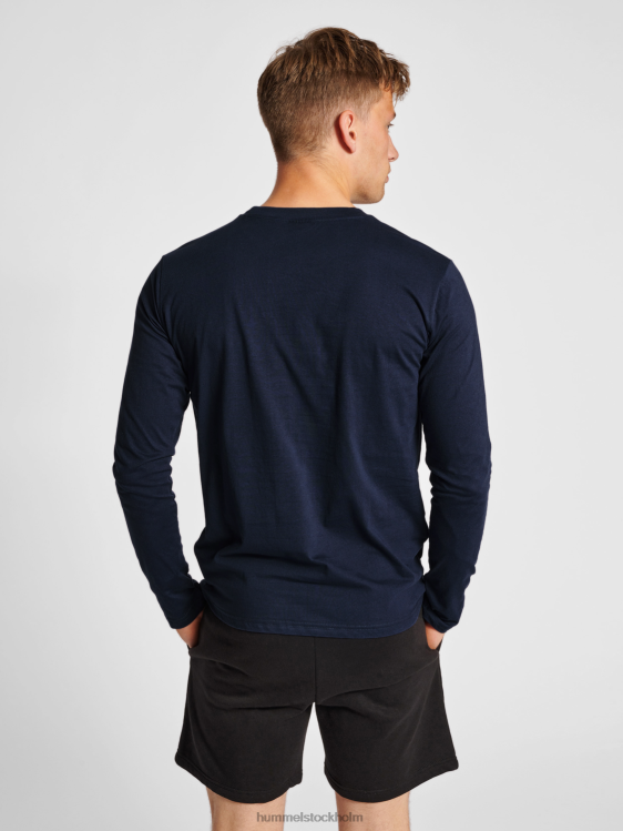se Hummel män hmlröd basic t-shirt l/s LL40V495 \"långärmad t-shirt\"