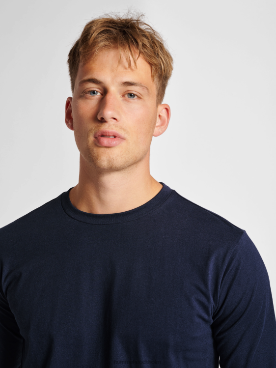 se Hummel män hmlröd basic t-shirt l/s LL40V495 \"långärmad t-shirt\"