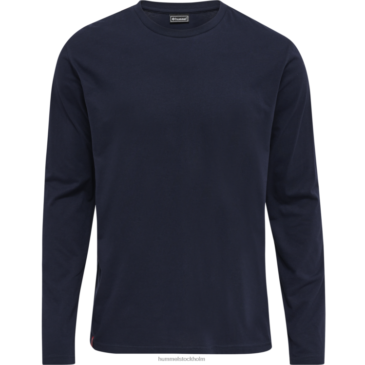 se Hummel män hmlröd basic t-shirt l/s LL40V495 \"långärmad t-shirt\"